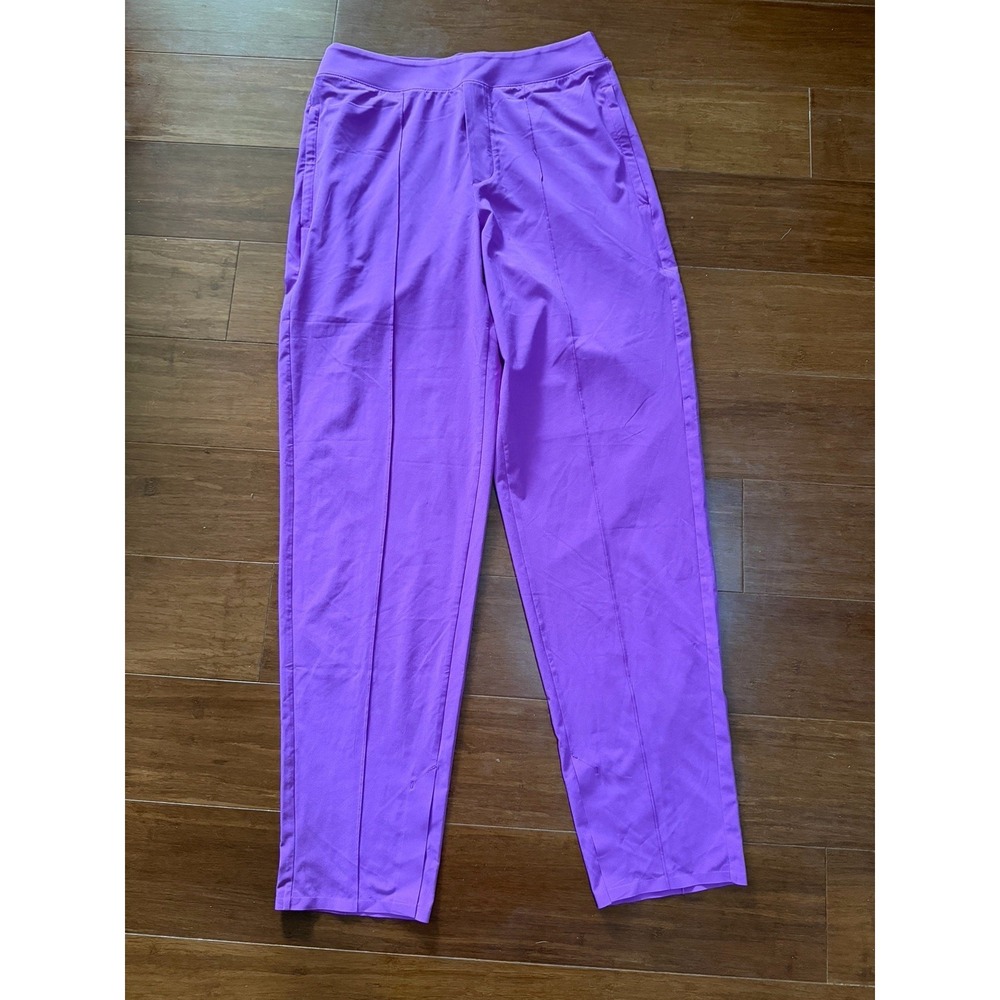 Athleta Jazzy Purple Brooklyn Heights Vienna‎ Slim Ankle Pants, Size 4